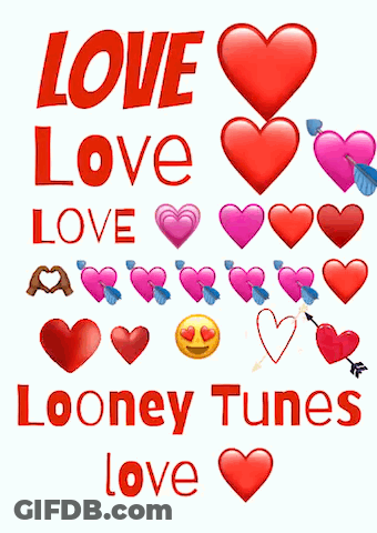 Poster Saying Love Love Love GIF