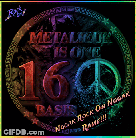 Poster Saying Metaleur Is One Basis GIF