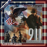 Poster Saying Never Forget GIF