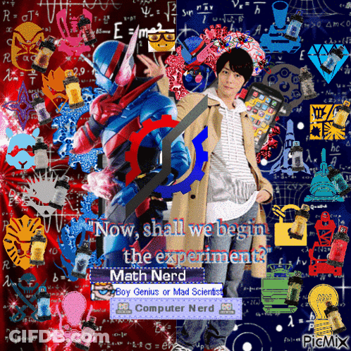 Poster Saying Now Shall We Begin The Experiment GIF