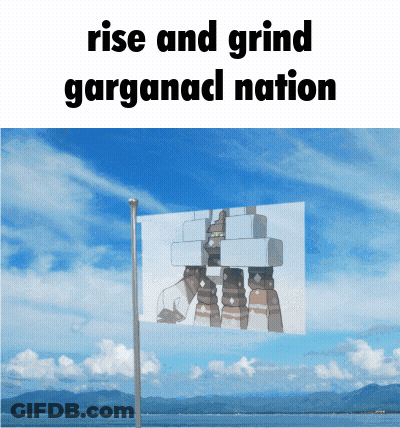Poster Saying Rise And Grind Garganaci Nation GIF