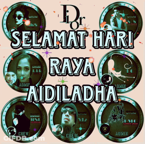Poster Saying Selamat Hari Raya Aidiadha GIF