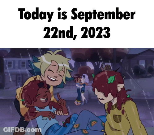 Poster Saying Today Is September 22Nd 2022 GIF