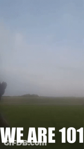 Poster Saying We Are 101 GIF
