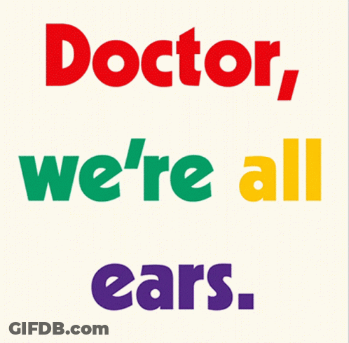 Poster Saying We're A GIF
