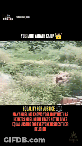 Poster Saying Yogi Adityanath Ka Up GIF
