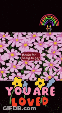 Poster Saying You Are Loved GIF