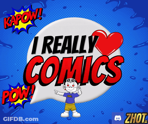 Poster That Says I Really Comics GIF