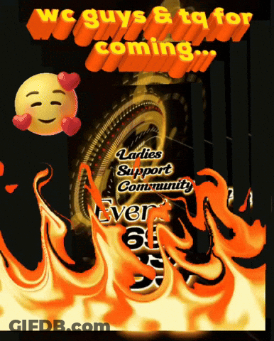 Poster That Says We Guys & TQ For Coming GIF