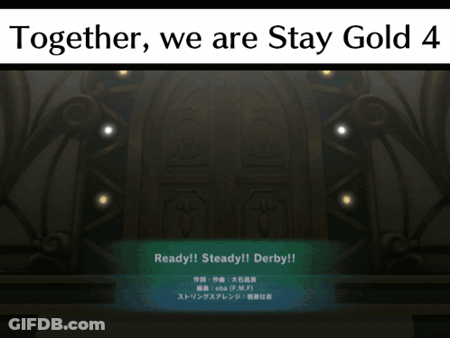Poster Together We Are Stay Gold 4 GIF