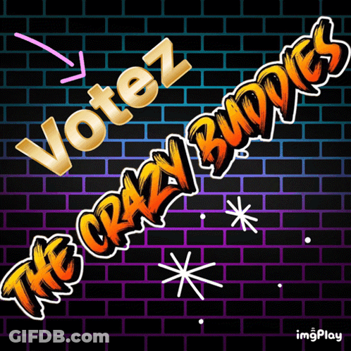 Poster Votez The Crazy Buddies GIF