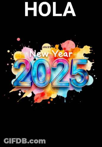 Poster With Number 2025 GIF