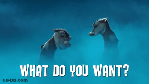 Poster With Two Animals Saying A Medal GIF
