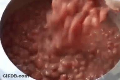 Pot Of Beans Cooking GIF