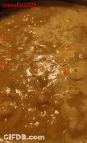 Pot Of Soup With Beans GIF