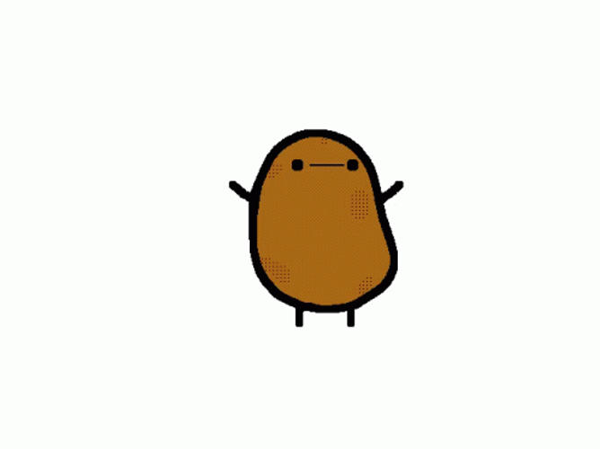 Potato Dancing Chill GIF