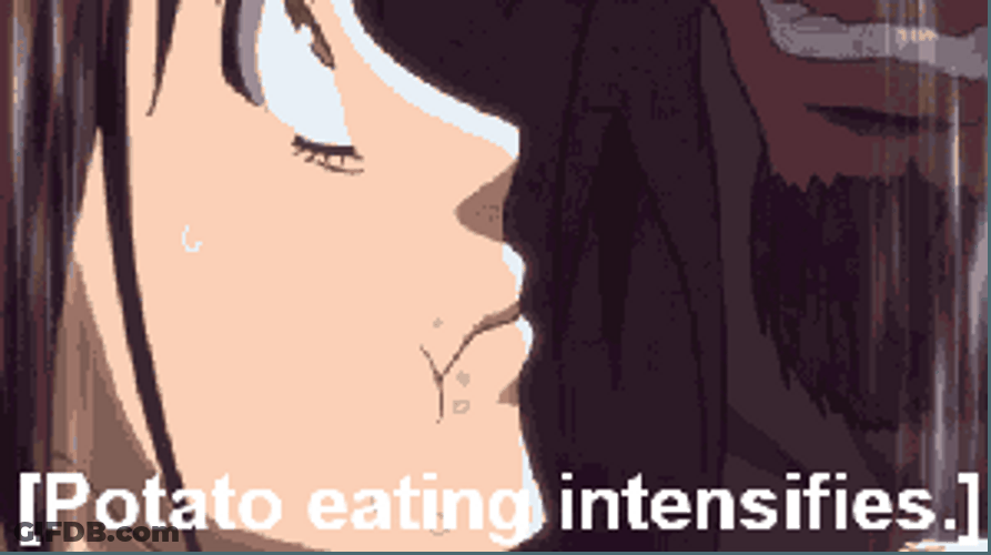 Potato Eating Meme GIF