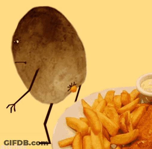 Potato French Fries GIF