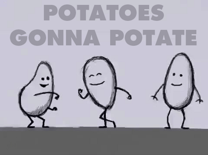 Potato Gonna Potate GIF