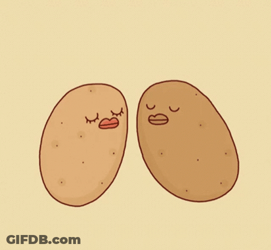 Potato Kisses GIF