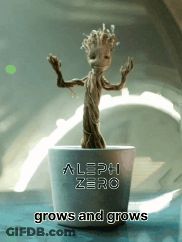 Potted Plant Alph Zero Grows And Grows GIF