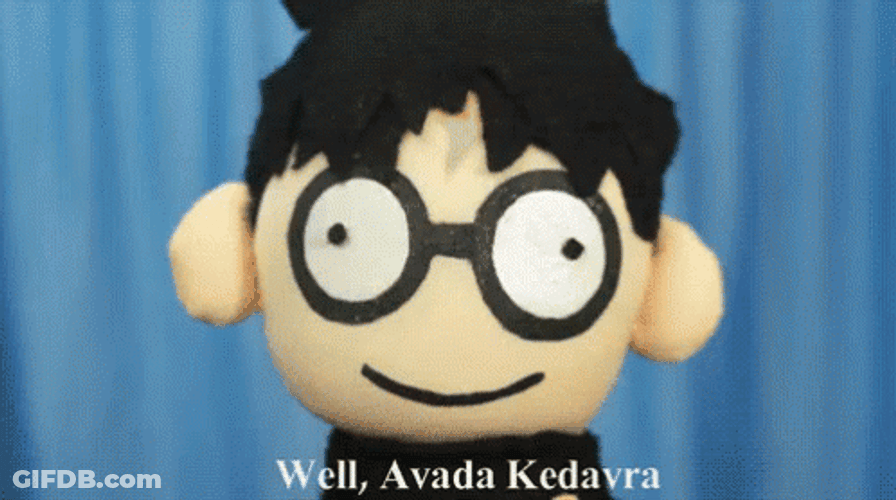 Potter Puppets Well Avada Kedavra GIF
