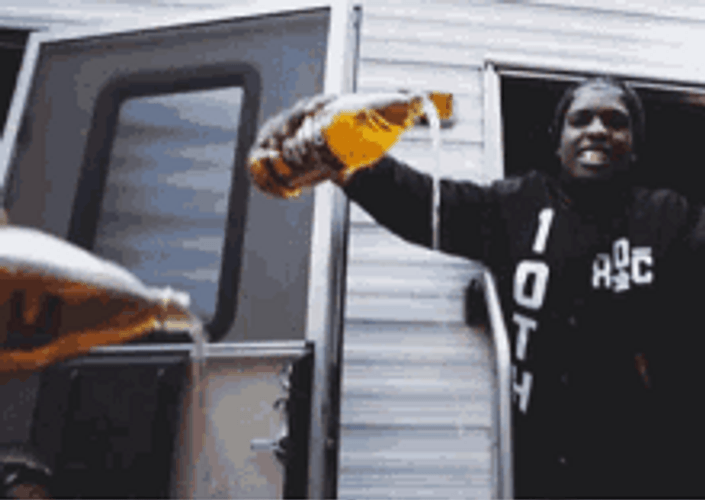 Pour One Out Beer Swag GIF