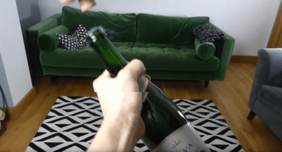 Pour One Out For The Homies Champagne Face GIF