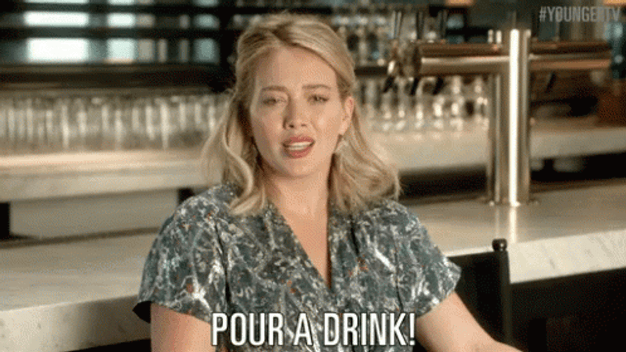 Pour One Out For The Homies Hilary Duff GIF