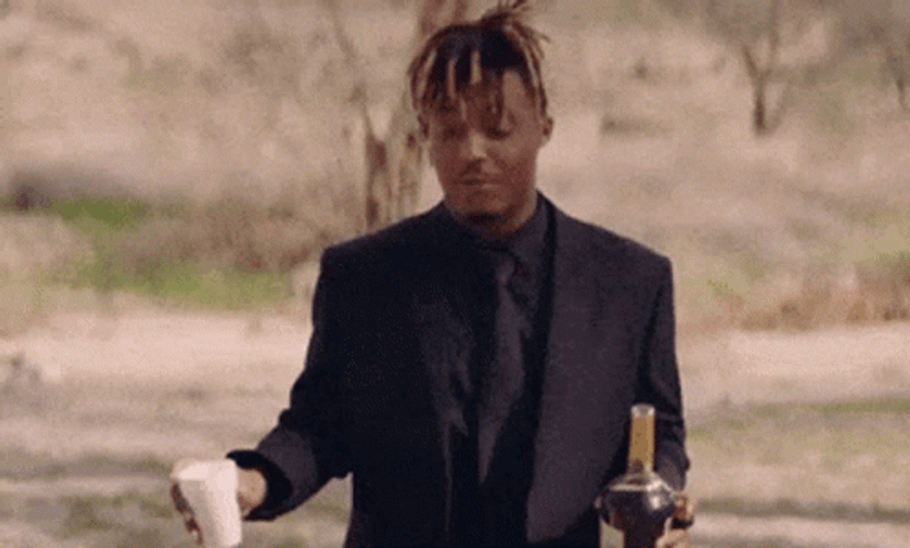 Pour One Out For The Homies Juice WRLD GIF