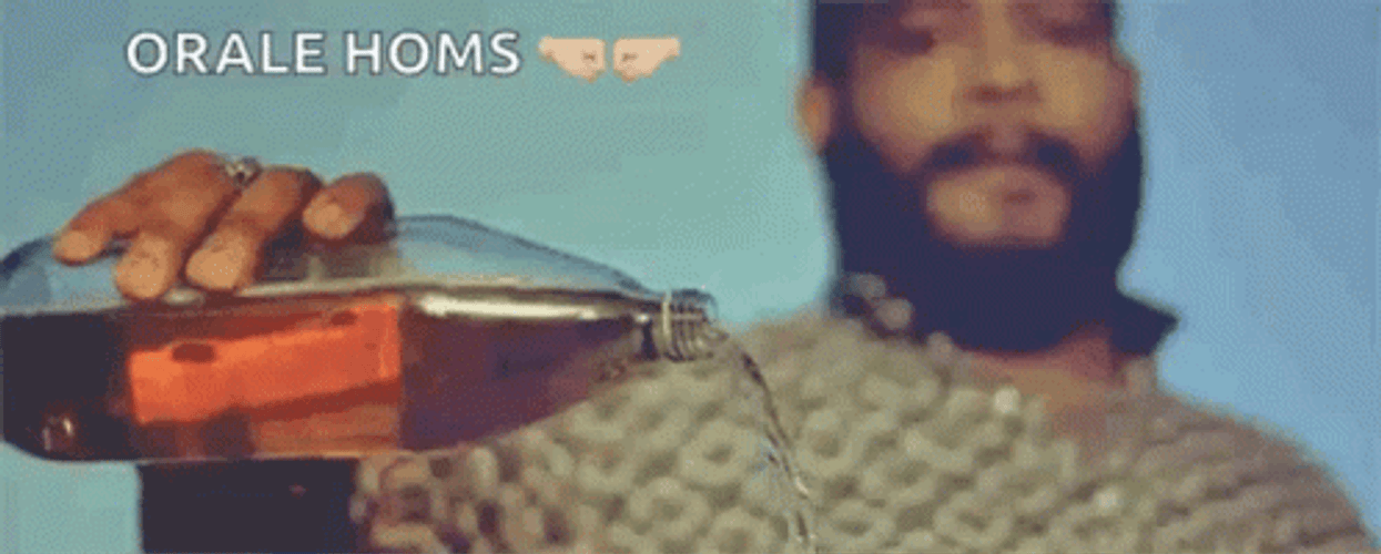 Pour One Out For The Homies Orale Homs GIF
