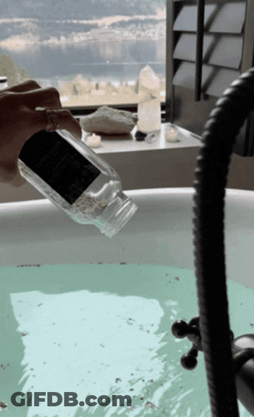 Pour Powder Soap Bath Time GIF