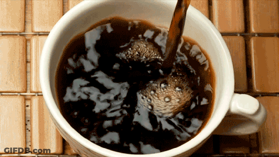 Pouring Black Coffee GIF