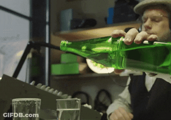 Pouring Drink Wet Table GIF