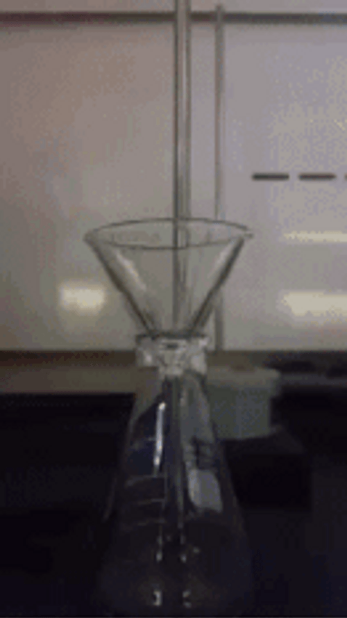 Pouring Fluid Inside Beaker GIF