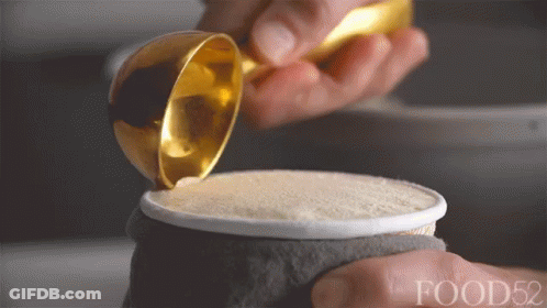 Pouring Food Into Bowl GIF