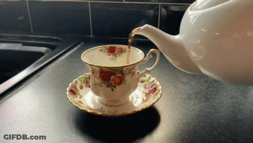 Pouring Hot Boston Tea Party GIF