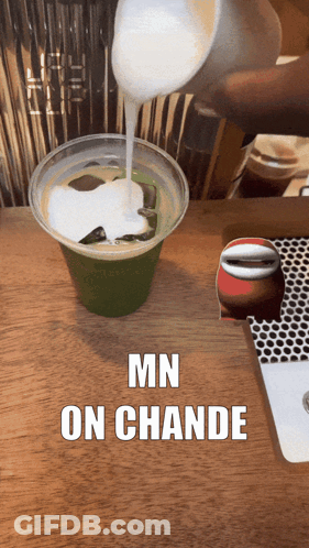 Pouring Milk Into Milk And Honey Cup GIF