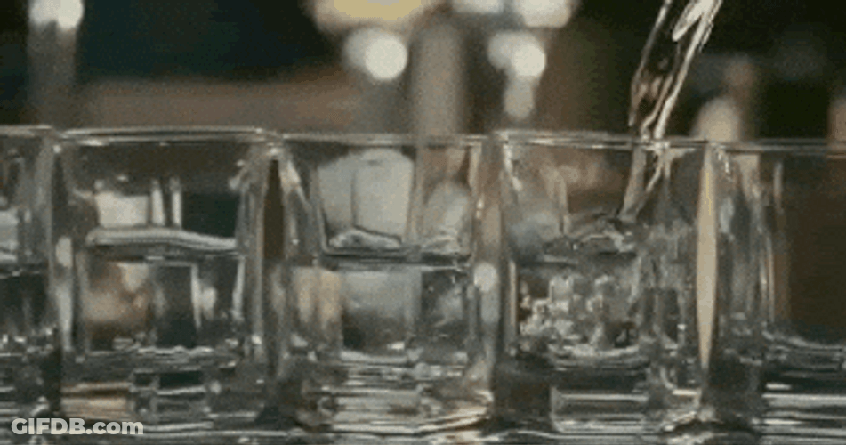 Pouring More Than Two Shots Of Vodka GIF