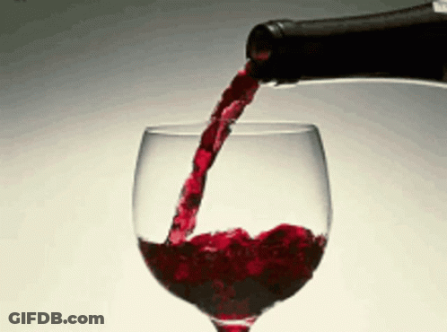 Pouring Red Wine Into Glass GIF