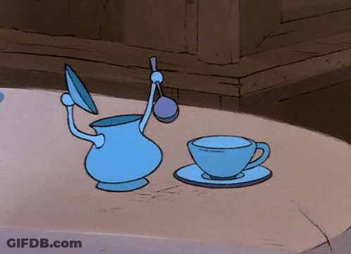 Pouring Sugar Into Pitcher And Cup GIF
