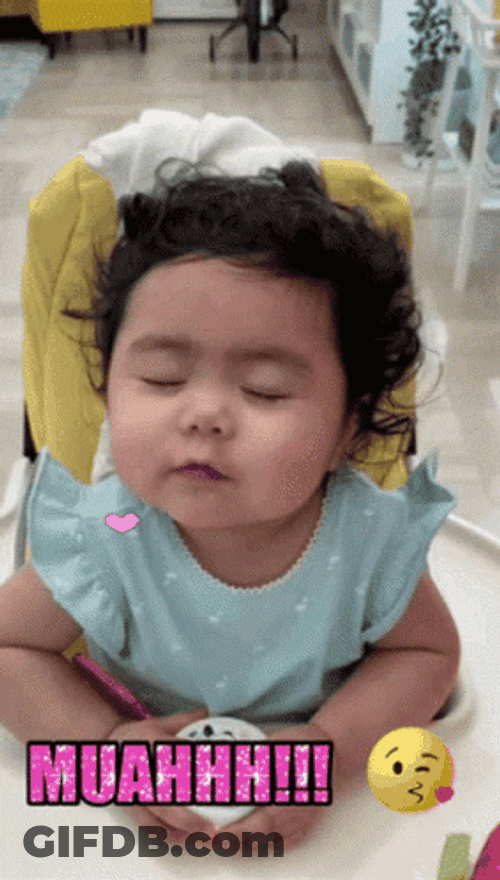 Pouty Face Baby Girl GIF