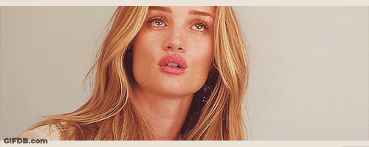 Pouty Lips Meh Face Girl GIF