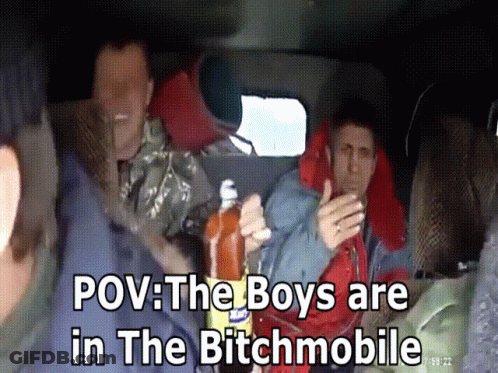Pov Boys In The Bitchmobile GIF