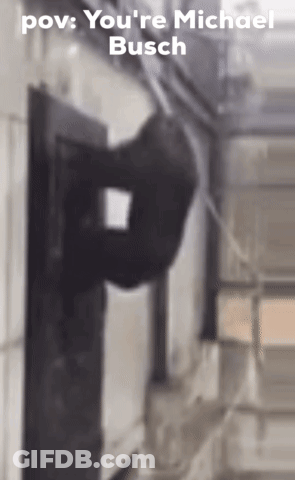 POV Youre Michael Busch Door GIF