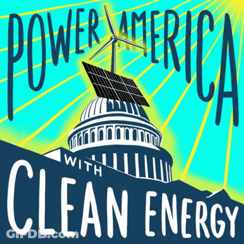 Power America With Clean Energy Solar Panels GIF