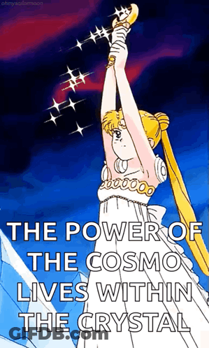Power Of The Cosmo Lives Within The Crystal GIF