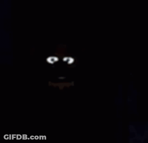 Power Out Blinking Eyes Total Darkness GIF
