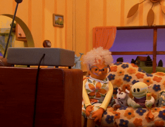 Power Out The Muppets Watching Tv GIF