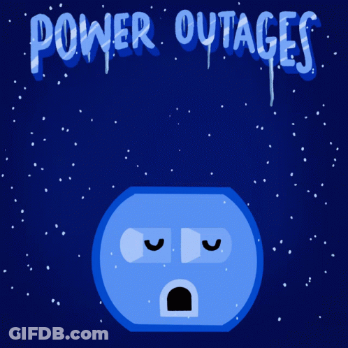 Power Outages Result From Climate Change Freezing GIF